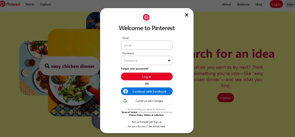 Pinterest Login Best 3 Methods