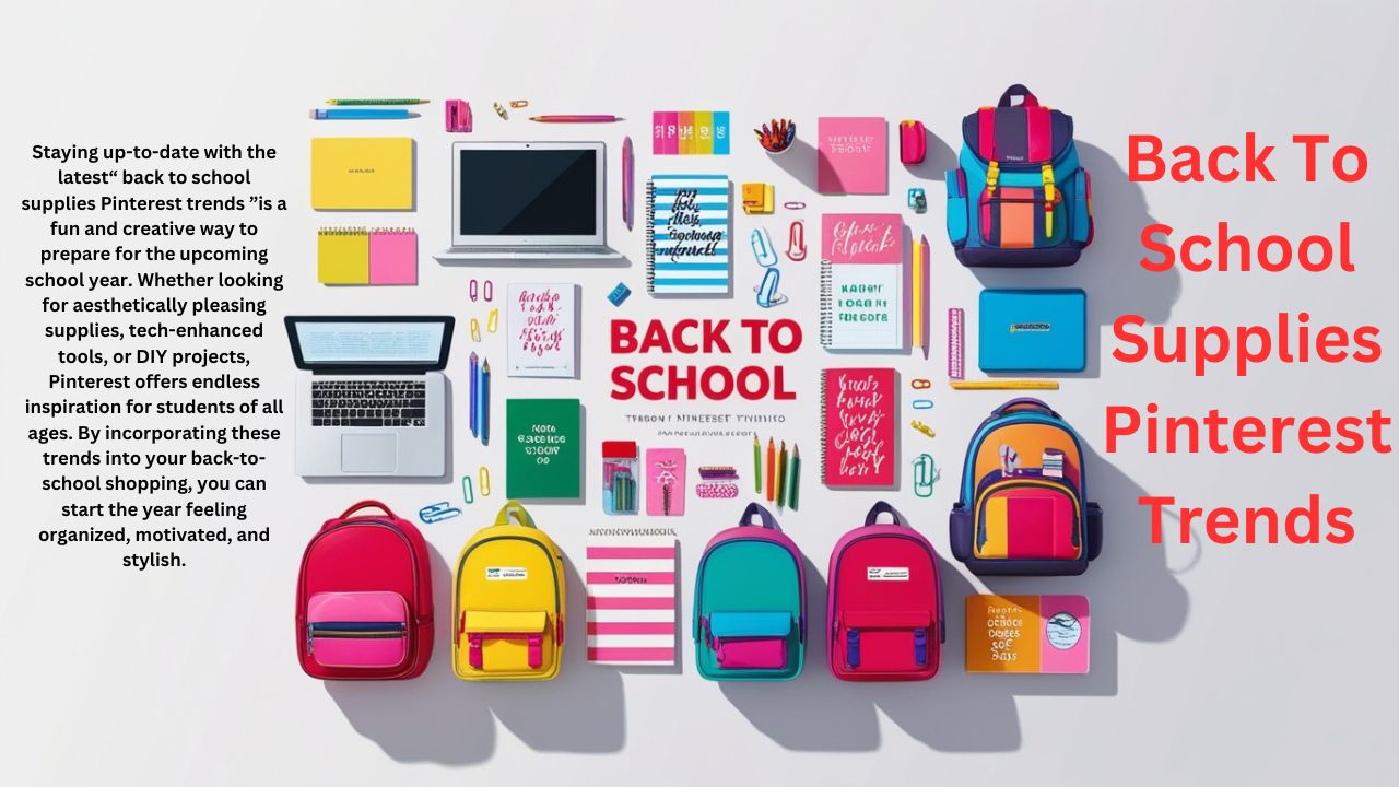 Back To School Supplies Pinterest Trends