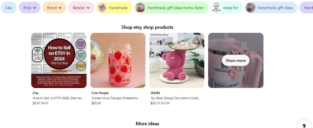 Pinterest Australia Promote Etsy Shop