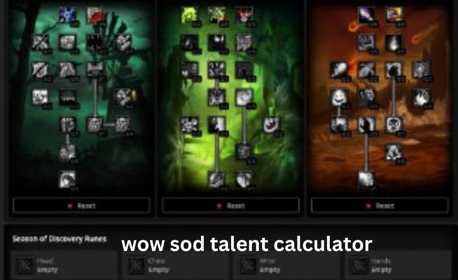 wow sod talent calculator