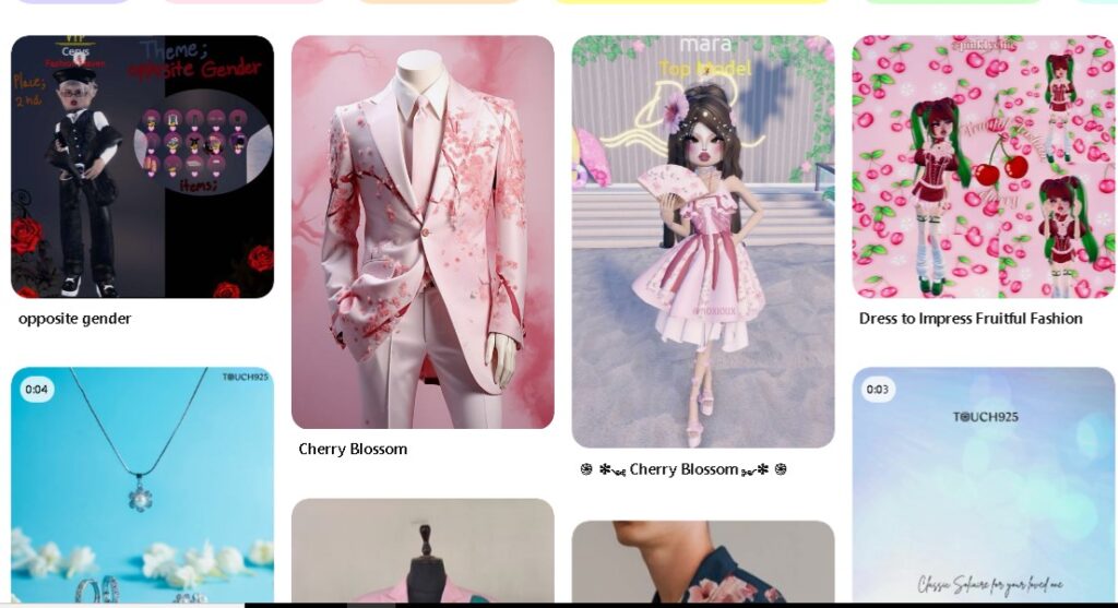 Cherry Blossom Dress to Impress Men