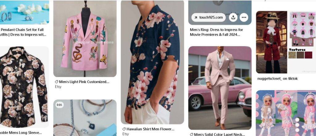 Cherry Blossom Dress to Impress Men